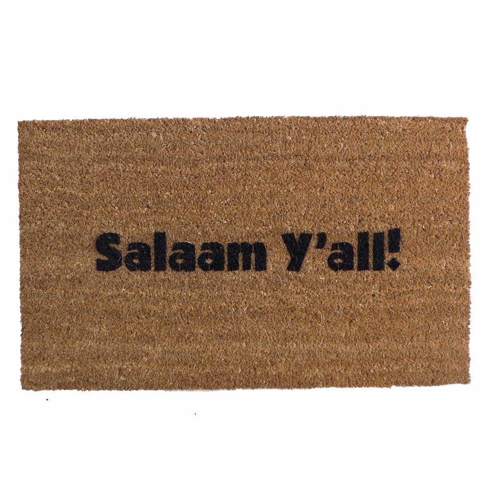 Salaam Arabic Muslim welcome doormat