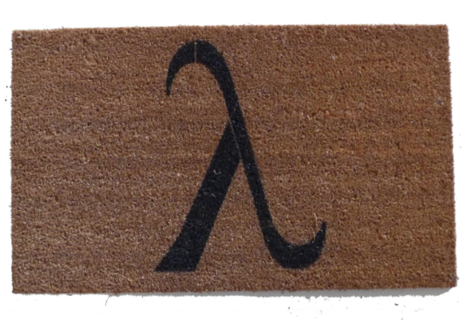 Lambda LGBTQ Gay pride doormat