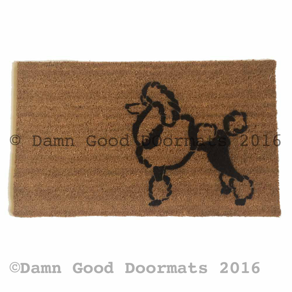 toy poodle doormat