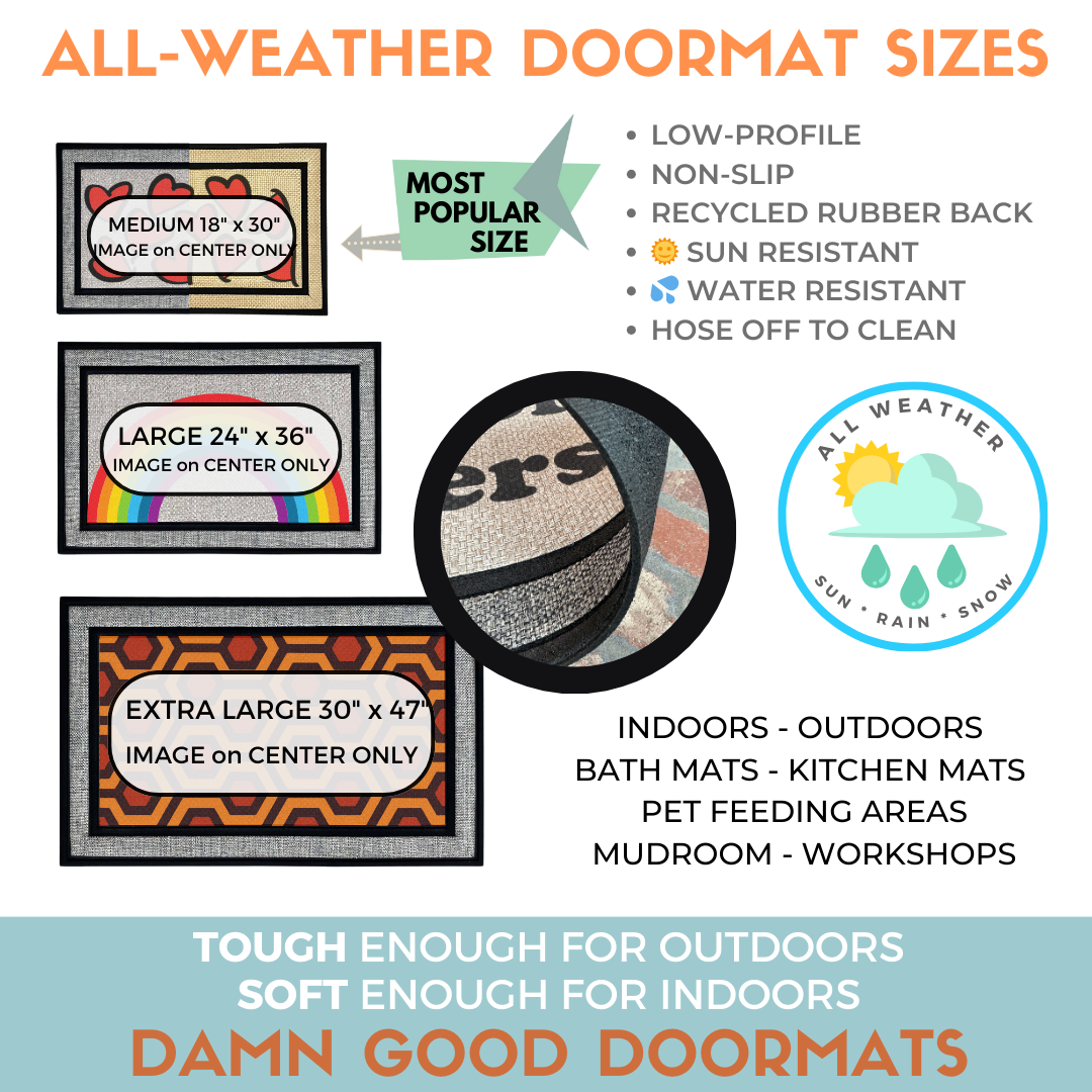 We don't want any more visitors, well-wishers, or distant relations | funny rude doormat