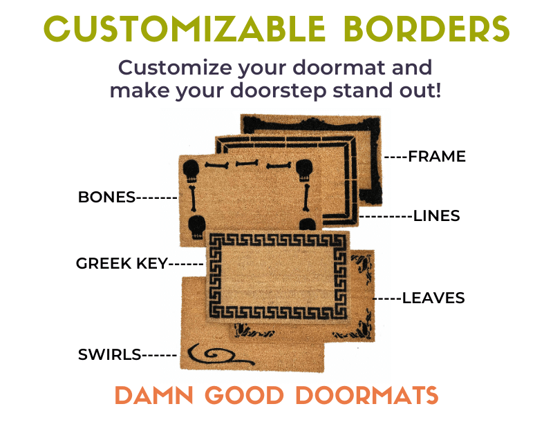 YUCK FU! Funny Fuck Off doormat | Damn God Doormats