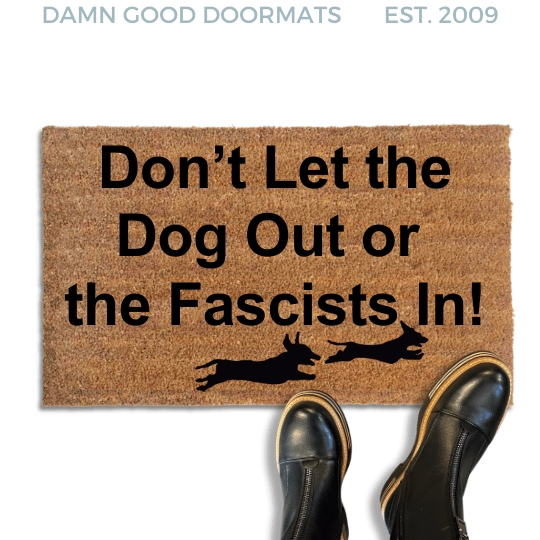 Don't let the Cat out, or the FASCISTS in! Black Cat