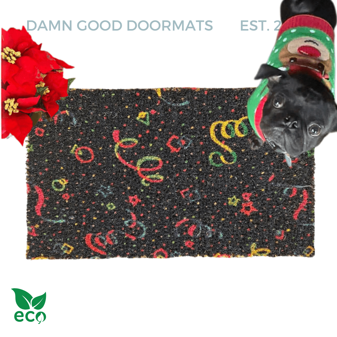 Confetti 80's Roller Disco Doormat