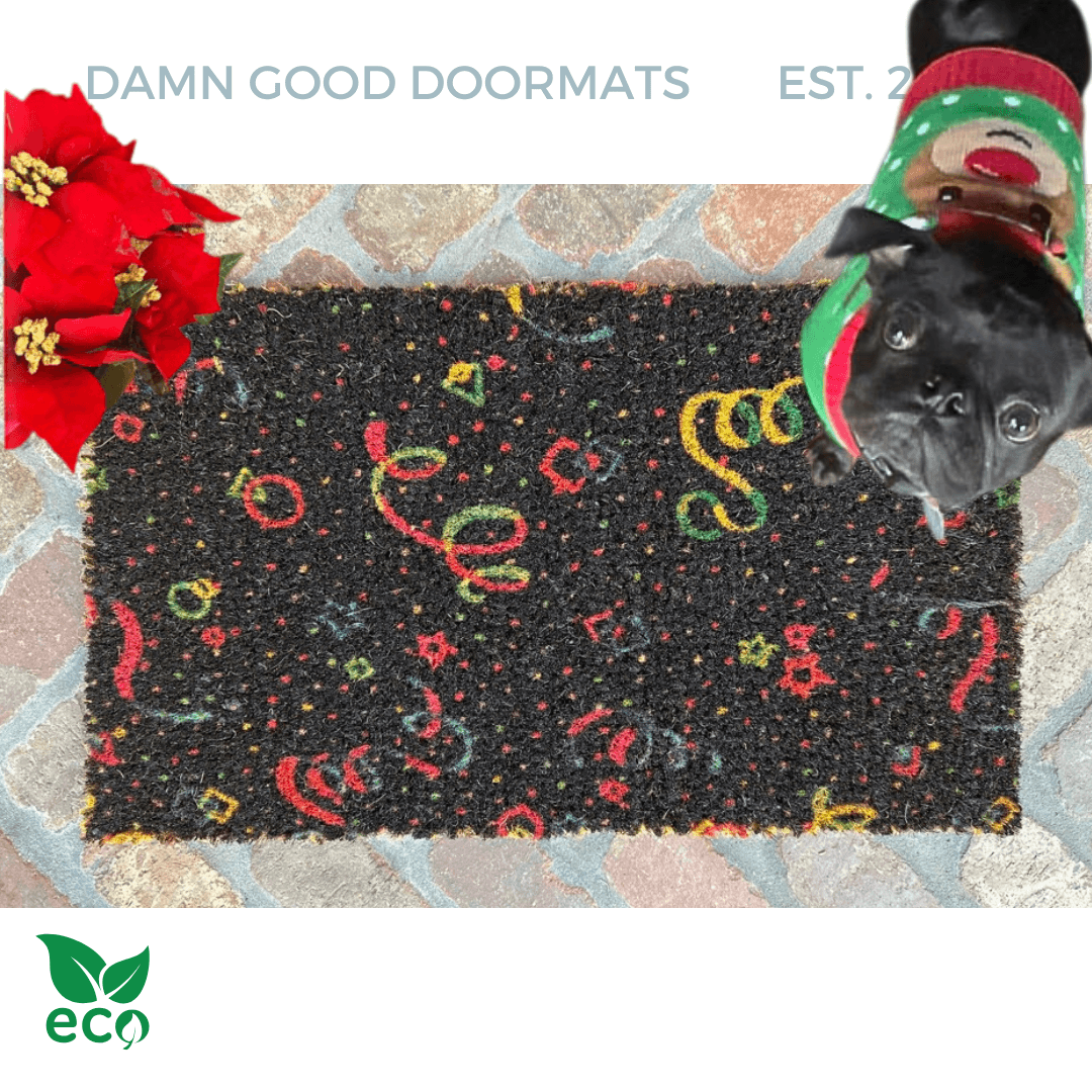 Confetti 80's Roller Disco Doormat