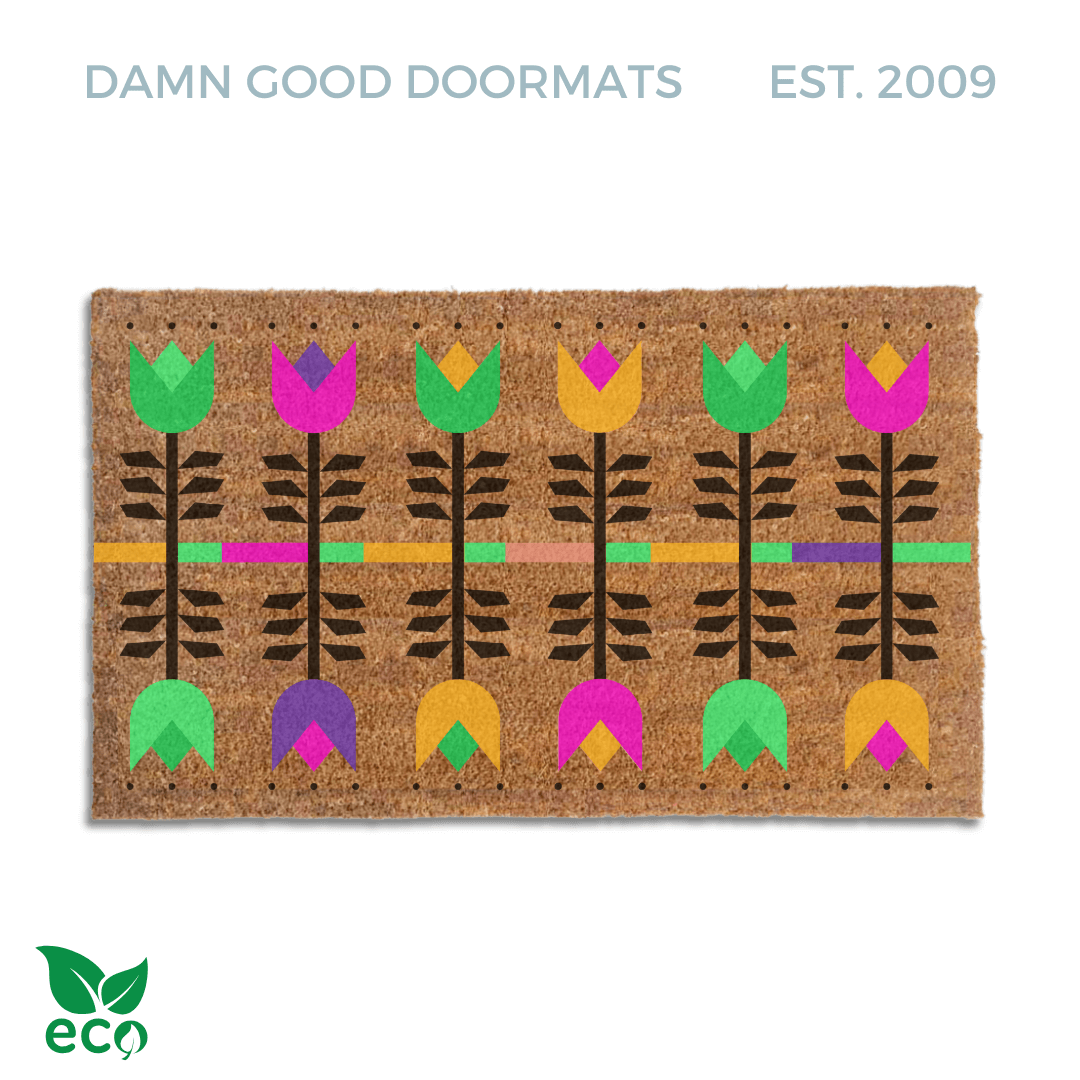 Dutch Floral | Spring Damn Good Doormat