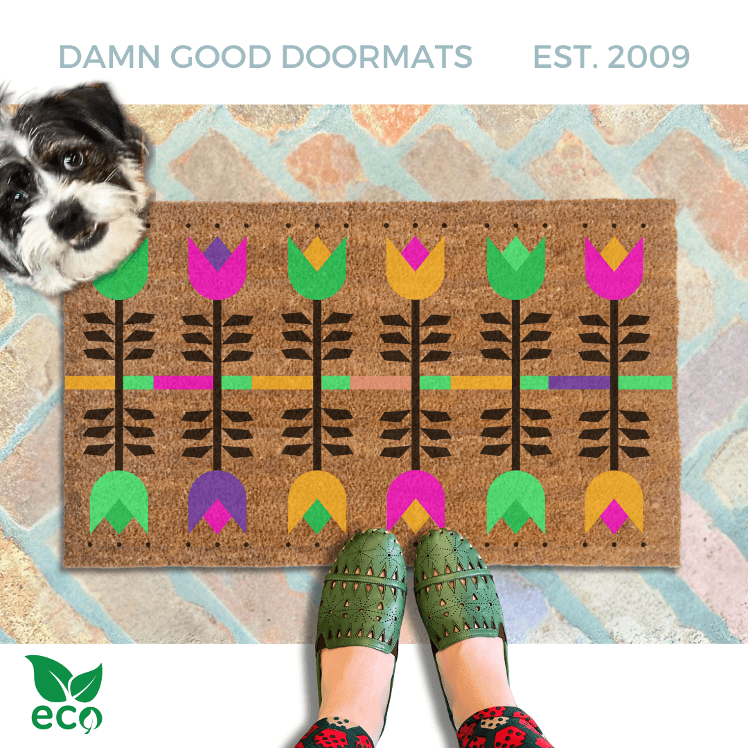 Dutch Floral | Spring Damn Good Doormat
