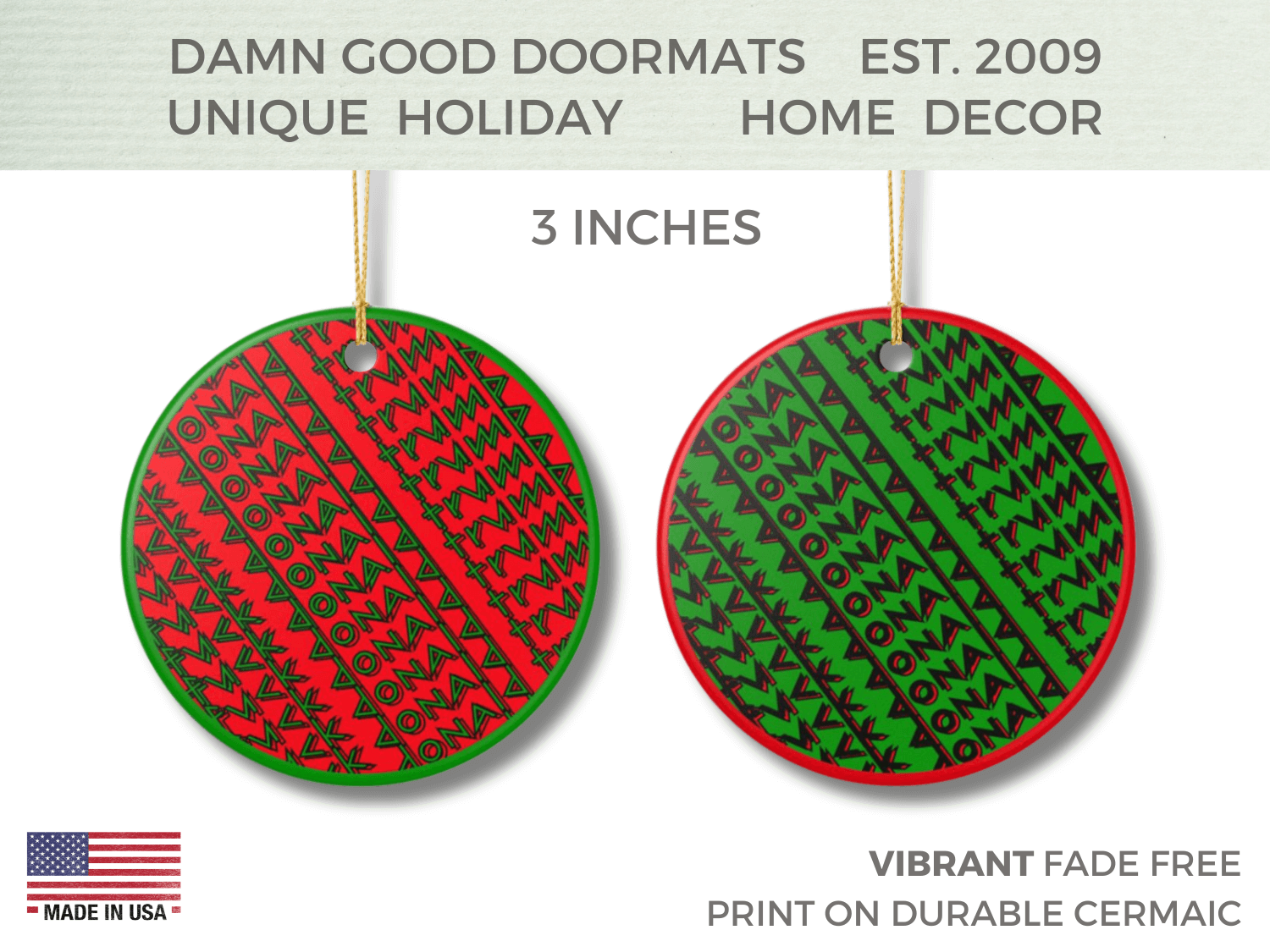 FDT Angular Ornament | Damn Good Doormats