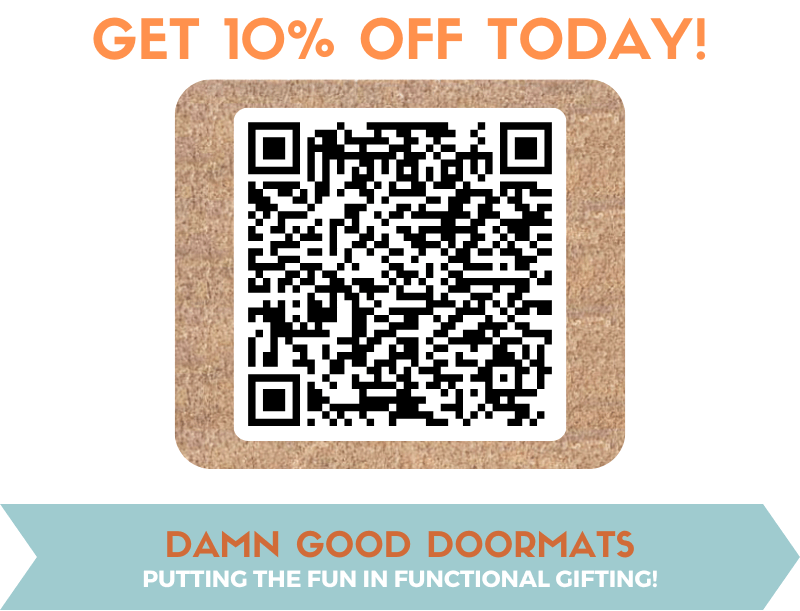 YUCK FU! Funny Fuck Off doormat | Damn God Doormats