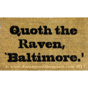 Baltimore Raven, Poe doormat