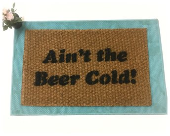 Ain't the Beer cold! Baltimore Orioles Baseball doormat
