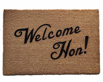 Welcome Hon Baltimore maryland coir door mat