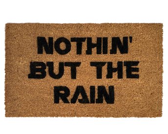 Battlestar Galactica Nothin but the rain nerdy house doormat