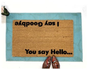 You say hello, I say goodbye Beatles doormat