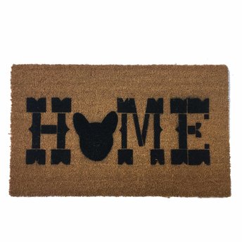 HOME French Bulldog "Frenchie" dog Frenchy squishy face custom door mat