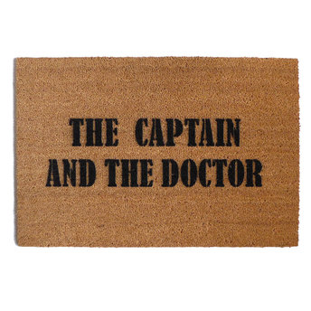 Dr. Who THE CAPTAIN AND THE DOCTOR  doormat