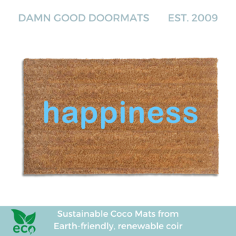 zen  happiness doormat