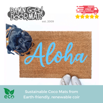 Aloha Hawaiian Welcome | Damn Good Doormats