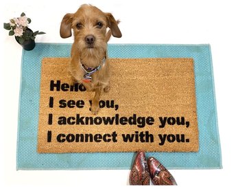 I see you I acknowledge you I connect with you curb your enthusiasm larry david