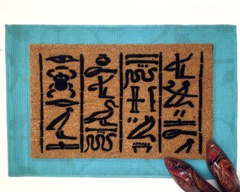Egyptian Snake Curse doormat