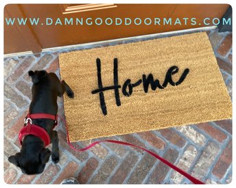 Cursive Home doormat