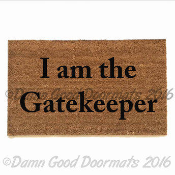 I am the Gatekeeper | Ghostbusters doormat