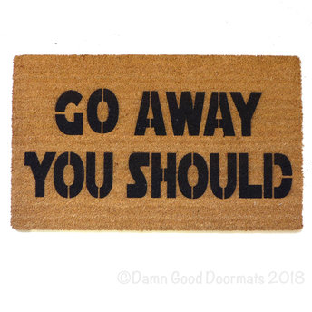 Star Wars Go away, you should™ Yoda funny rude doormat