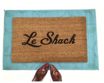 Le Shack™ funny French doormat