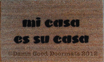 mi casa es su casa Spanish doormatmi casa es su casa Spanish doormat