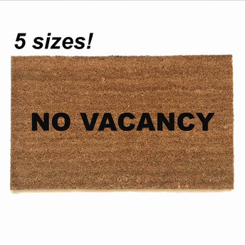 NO VACANCY™ funny doormat