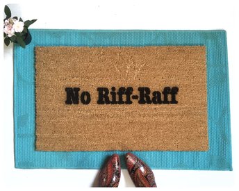 no riff raff fawlty towers doormat