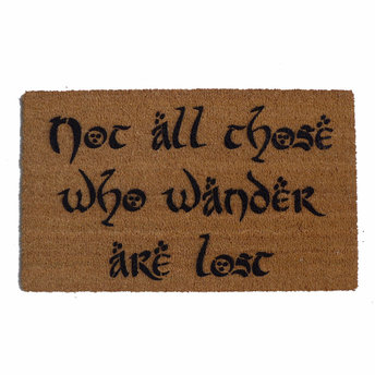 JRR Tolkien Not all those who wander are lost nerd doormat