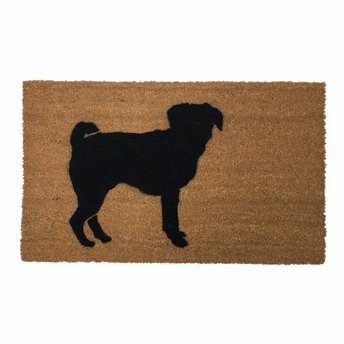 puggle pug beagle funny doormat