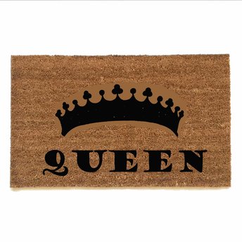 The QUEEN crown royal doormat