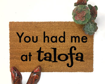 Samoan You had me at talofa doormat
