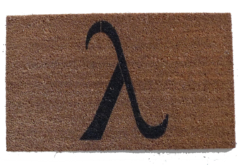 Lambda LGBTQ Gay pride doormat