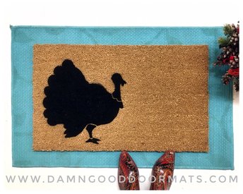 Thanksgiving Turkey holiday doormat
