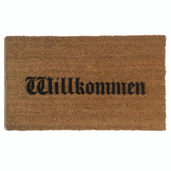 NEW olde english German door mat Willkommen doormat