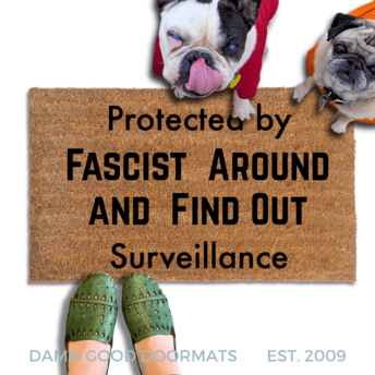 FAFO FACIST doormat | Damn Good Doormats