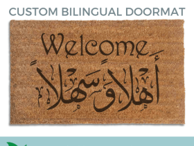 BILINGUAL WELCOME MATS TEACHER APPRECIATION GIFT