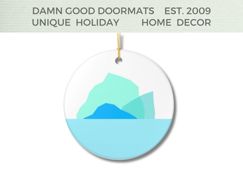 Iceberg Ornament | Damn Good Doormats