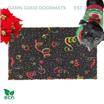 Confetti 80's Roller Disco Doormat