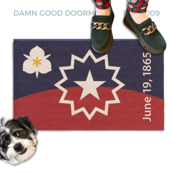 Utah Salt Lake City Juneteenth Flag doormat