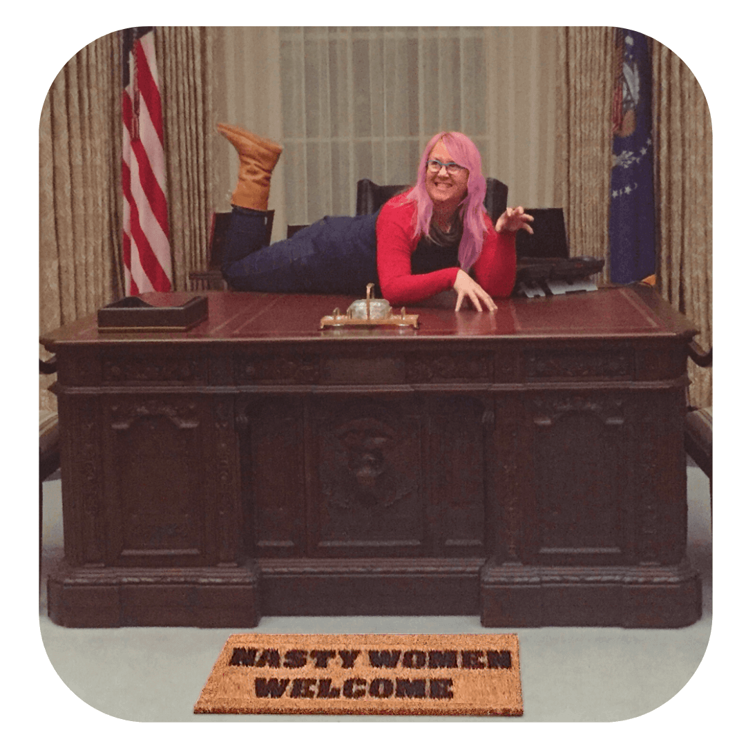 Spoon Popkin, founder of Damn Good Doormats, on the House of Cards set