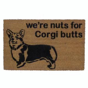 corgi butts nuts welsh dog lover cute funny damn good doormat.jpg