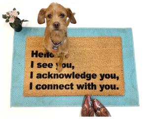 I see you I acknowledge you I connect with you curb your enthusiasm larry david