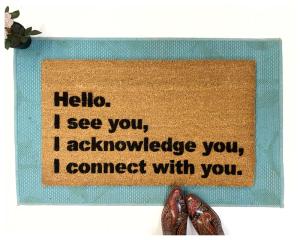 I see you I acknowledge you I connect with you curb your enthusiasm larry david
