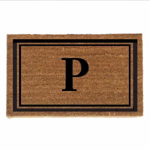 Custom initial doormat