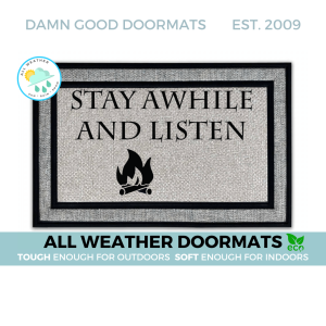 all weather Stay Awhile and Listen Diablo damn good doormat