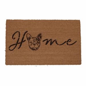 HOME French Bulldog "Frenchie" dog Frenchy squishy face custom door mat