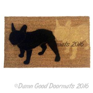 French bulldog Frenchie doormat